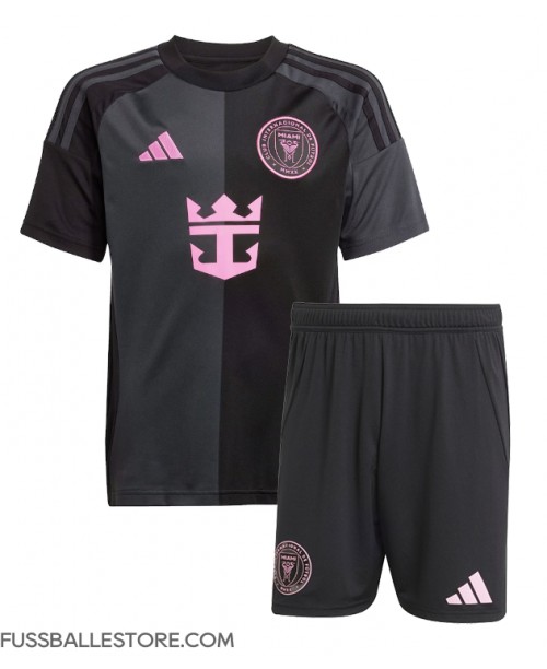 Günstige Inter Miami Rodrigo De Paul #7 Auswärts Trikotsatzt Kinder 2025-26 Kurzarm (+ Kurze Hosen)